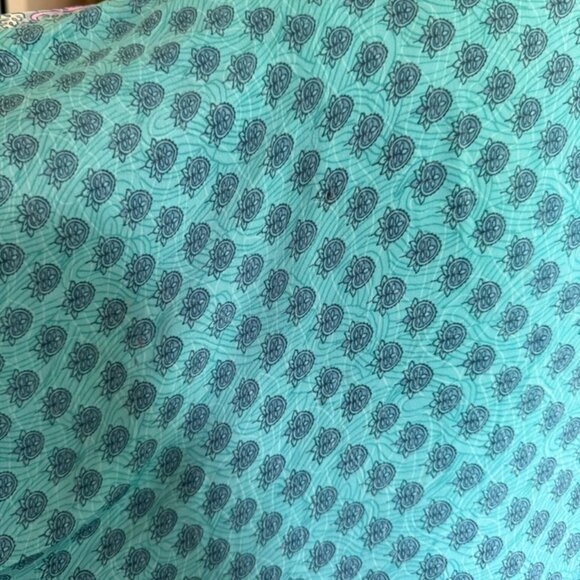 Karma Highway Patchwork Multi Art Silk Kimono Boho Coverup - Picture 8 of 8